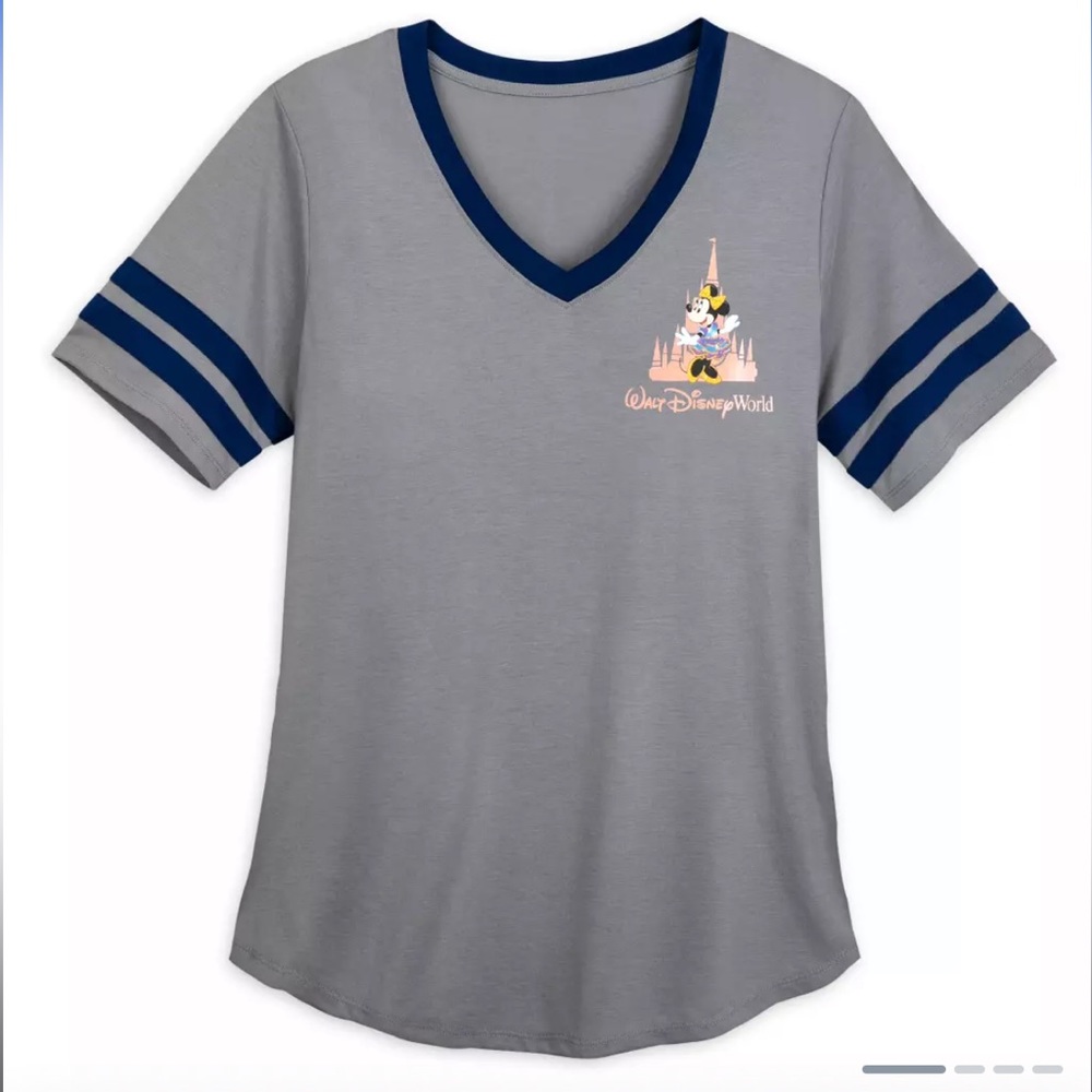 Minnie Mouse Soccer T-Shirt for Women – Walt Disney World 50th Anniversary